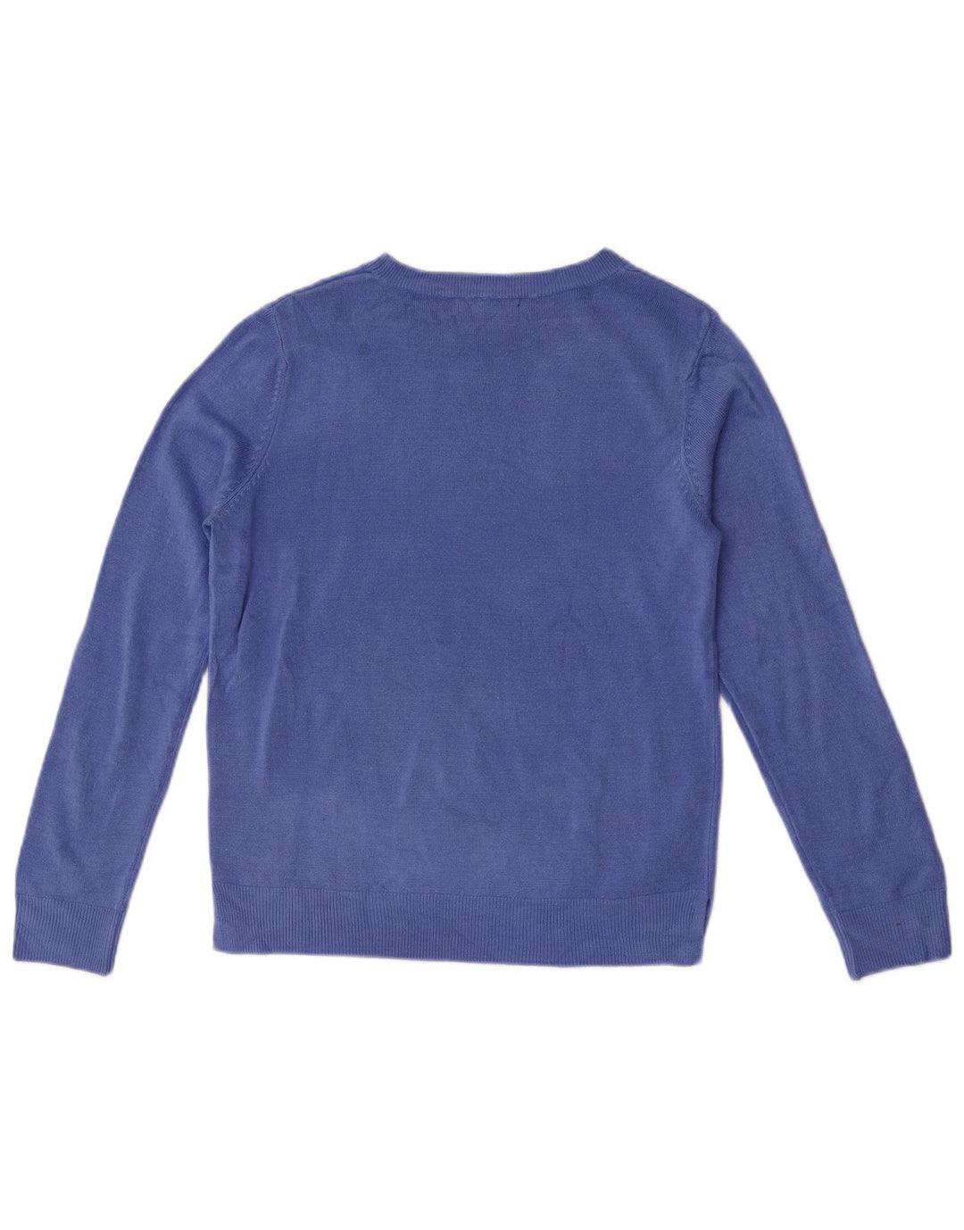Marks & Spencer Damen-Pullover mit U-Boot-Ausschnitt, Gr. 12, Mittelblau
