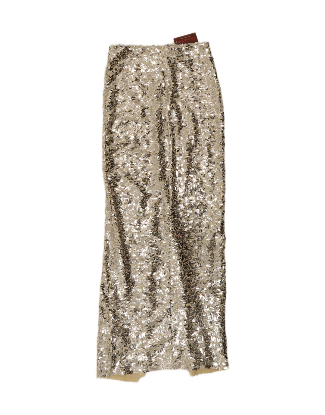 MALENE BIRGER Womens Maxi Skirt XS W26 Silver Polyester Vintage Malene Birger and Second-Hand Malene Birger from Messina Hembry 