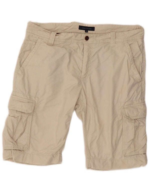 Tommy Hilfiger Herren Cargoshorts W36 Large Beige Baumwolle