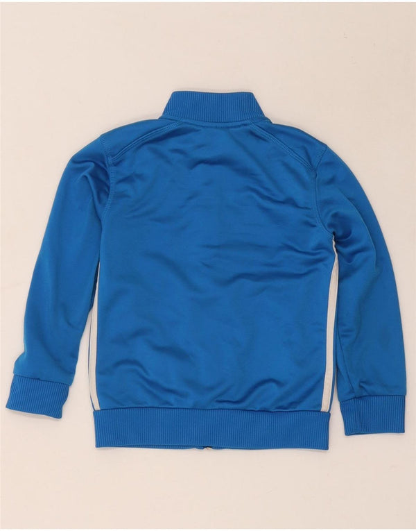 Adidas Jungen-Trainingsanzug-Top-Jacke, 5–6 Jahre, blaues Polyester