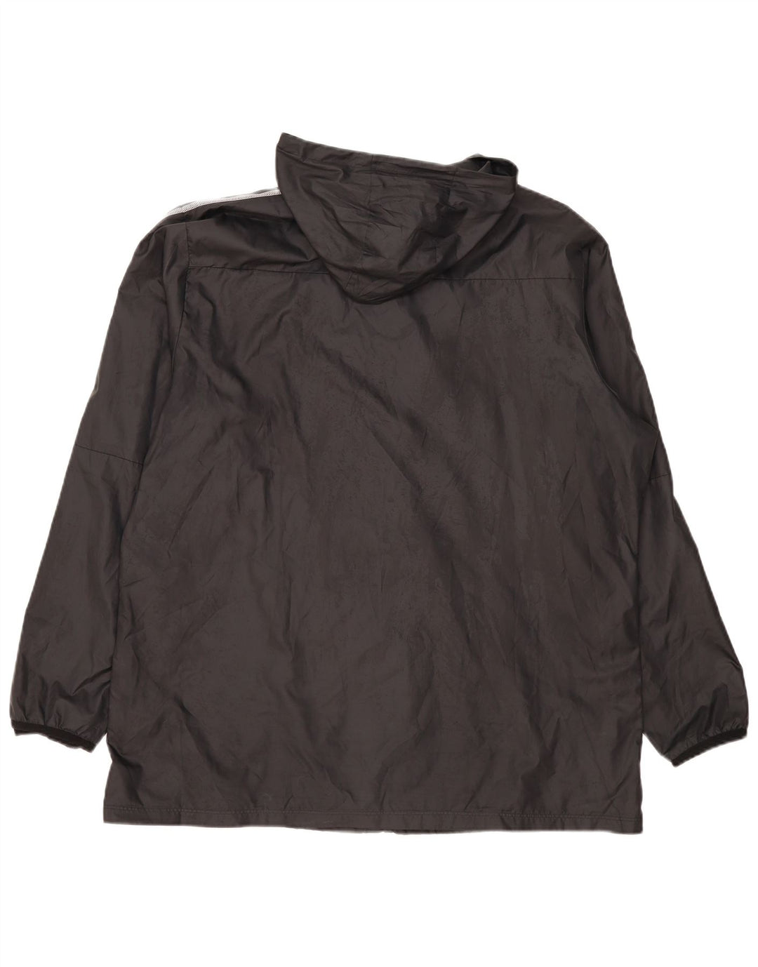 Nike Herren-Regenjacke mit Kapuze, UK 44, 2XL, schwarzes Polyester