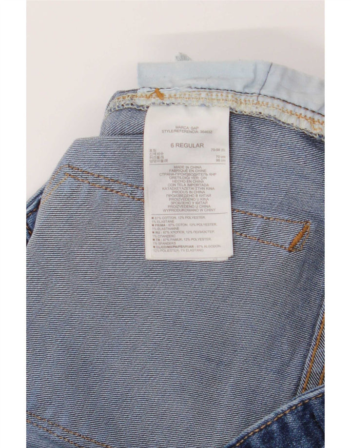 Gap Damen Bootcut-Jeans W28 L32 Blaue Baumwolle