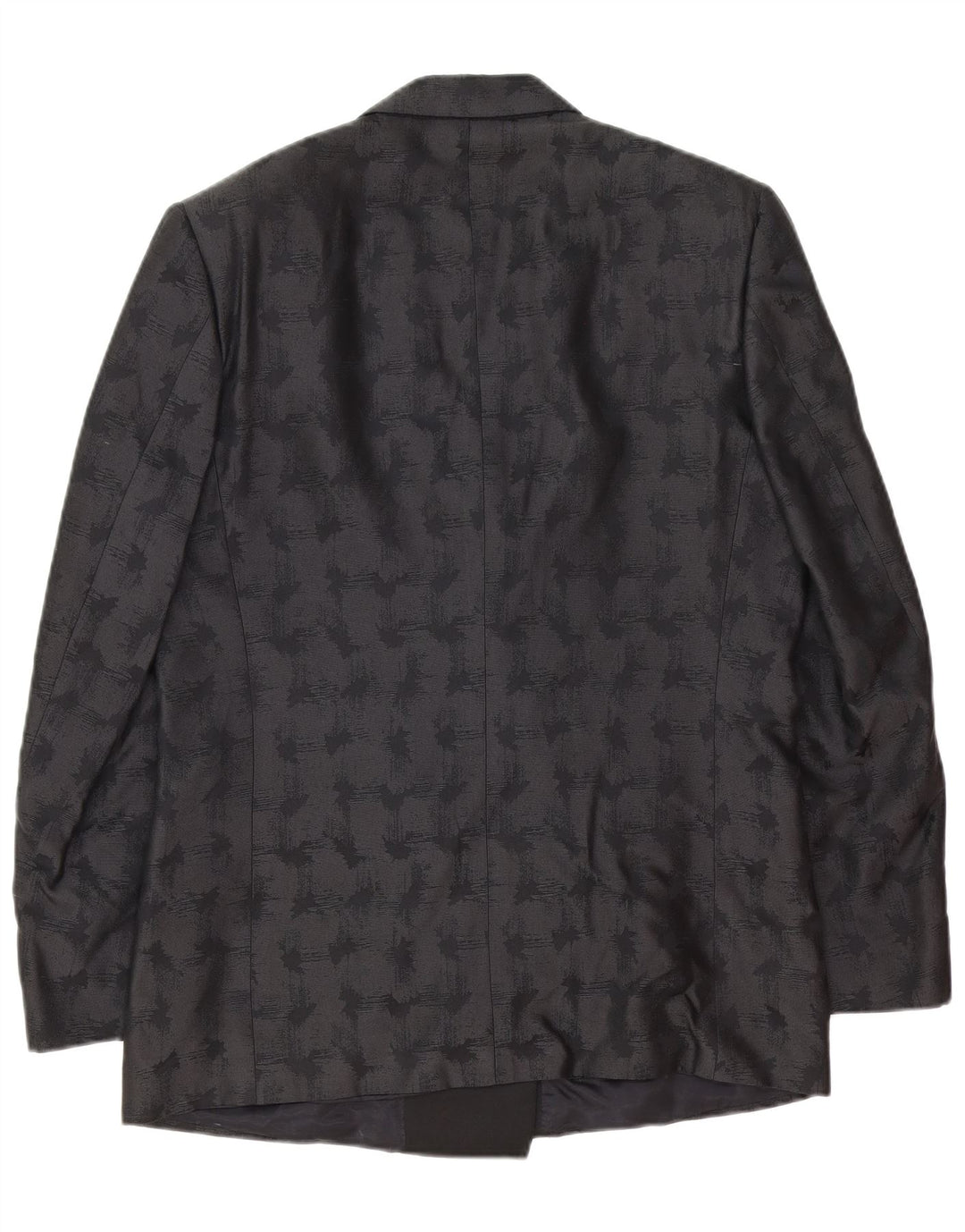 Pierre Cardin Herren-Blazer-Jacke IT 50, groß, schwarz, geometrisch, klassisch