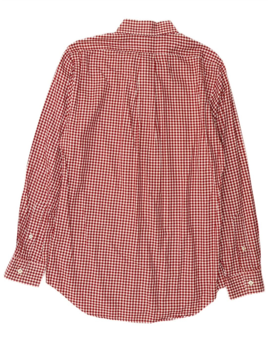 Vineyard Vines Herren-Flanellhemd mit schmaler Passform, kleine rote Gingham-Baumwolle