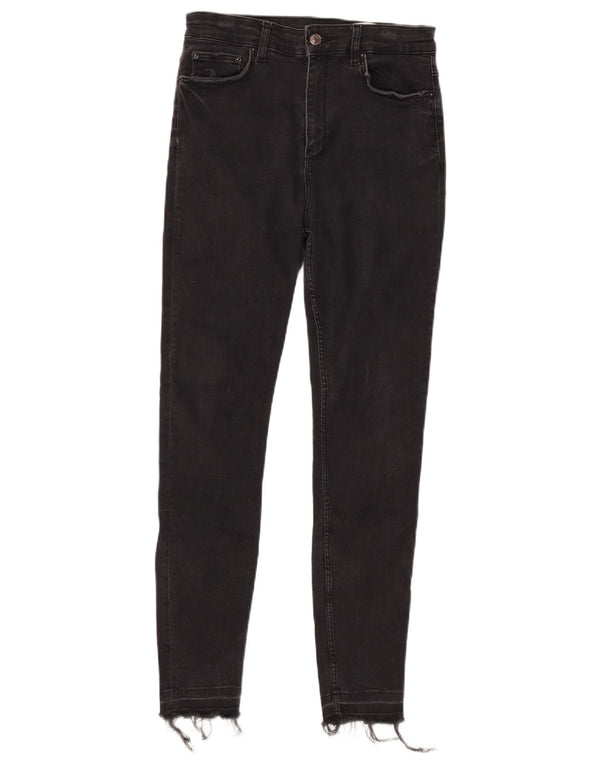 Zara Damen Skinny Jeans EU 40 Medium W30 L28 Schwarz