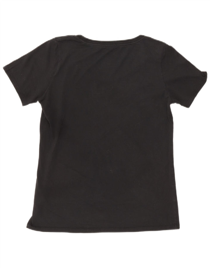 NIKE Damen Colorado Spirit Graphic T-Shirt Top UK 12 Mittelschwarze Baumwolle