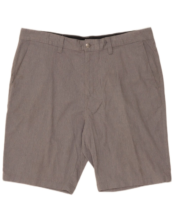 Volcom Herren Chino Shorts W38 XL Grau Baumwolle