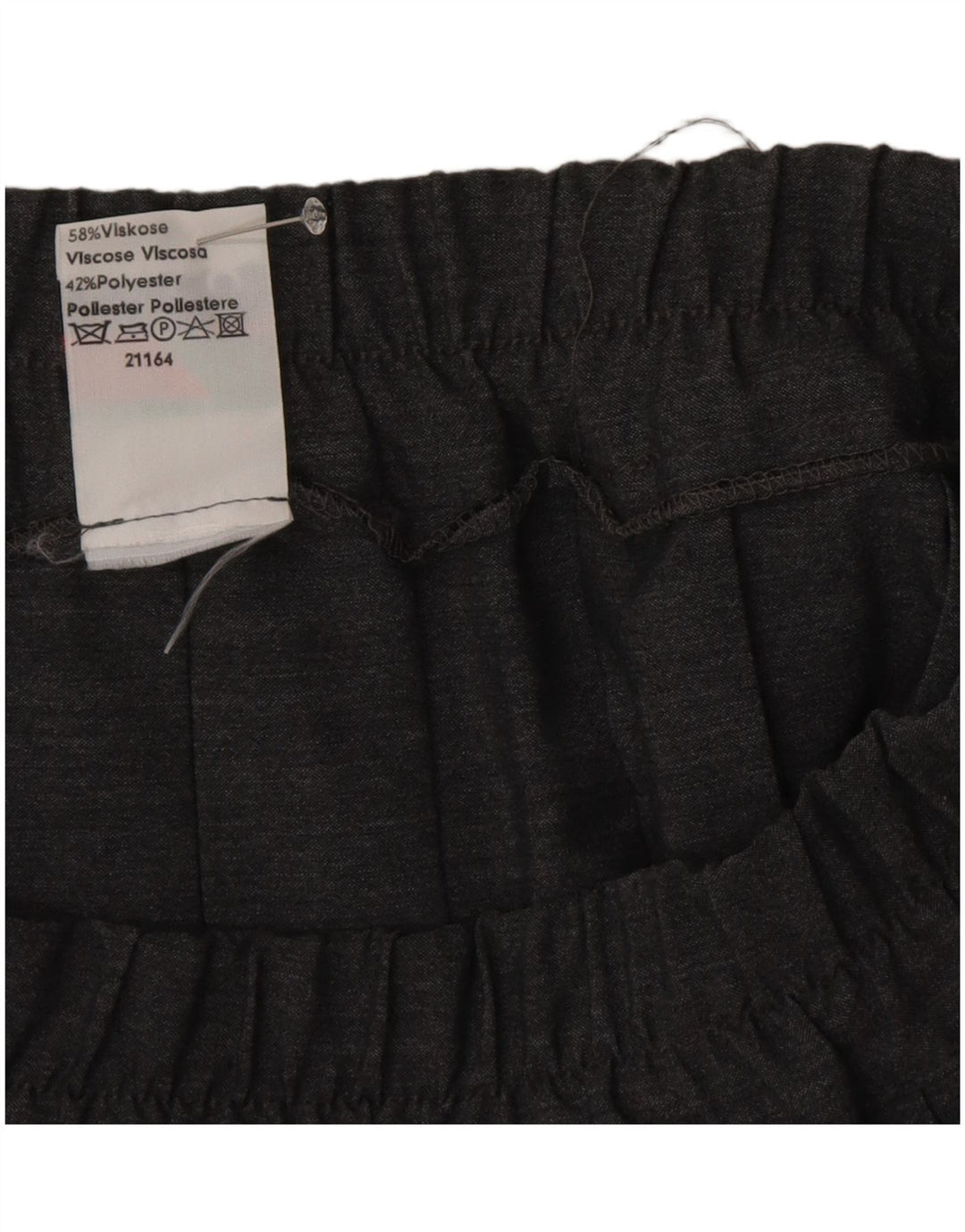 Ecco Womens Knife Faltenrock EU 42 Large W32 Graue Viskose