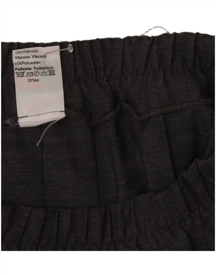Ecco Womens Knife Faltenrock EU 42 Large W32 Graue Viskose