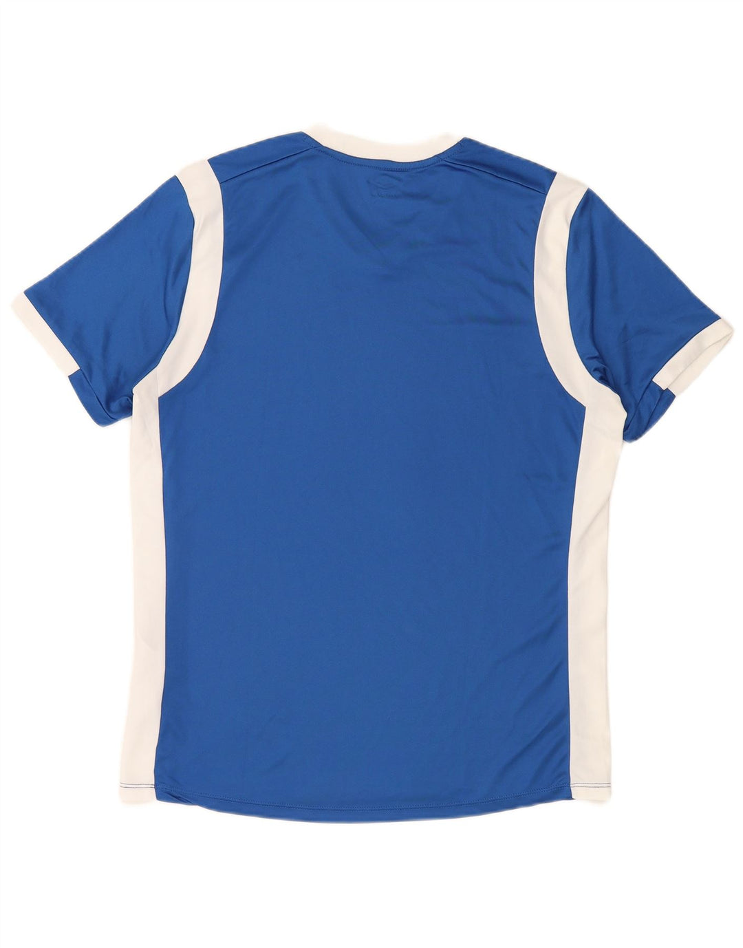 Umbro Herren-T-Shirt-Oberteil, großes blaues Farbblock-Polyester