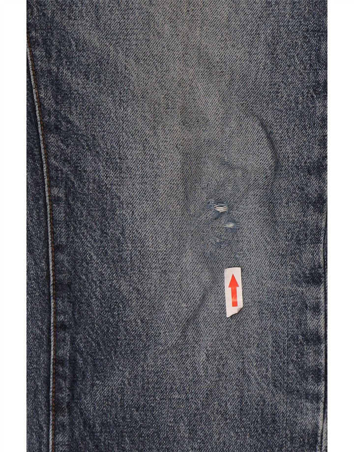 Lacoste Herren Slim Jeans W30 L32 Blaue Baumwolle