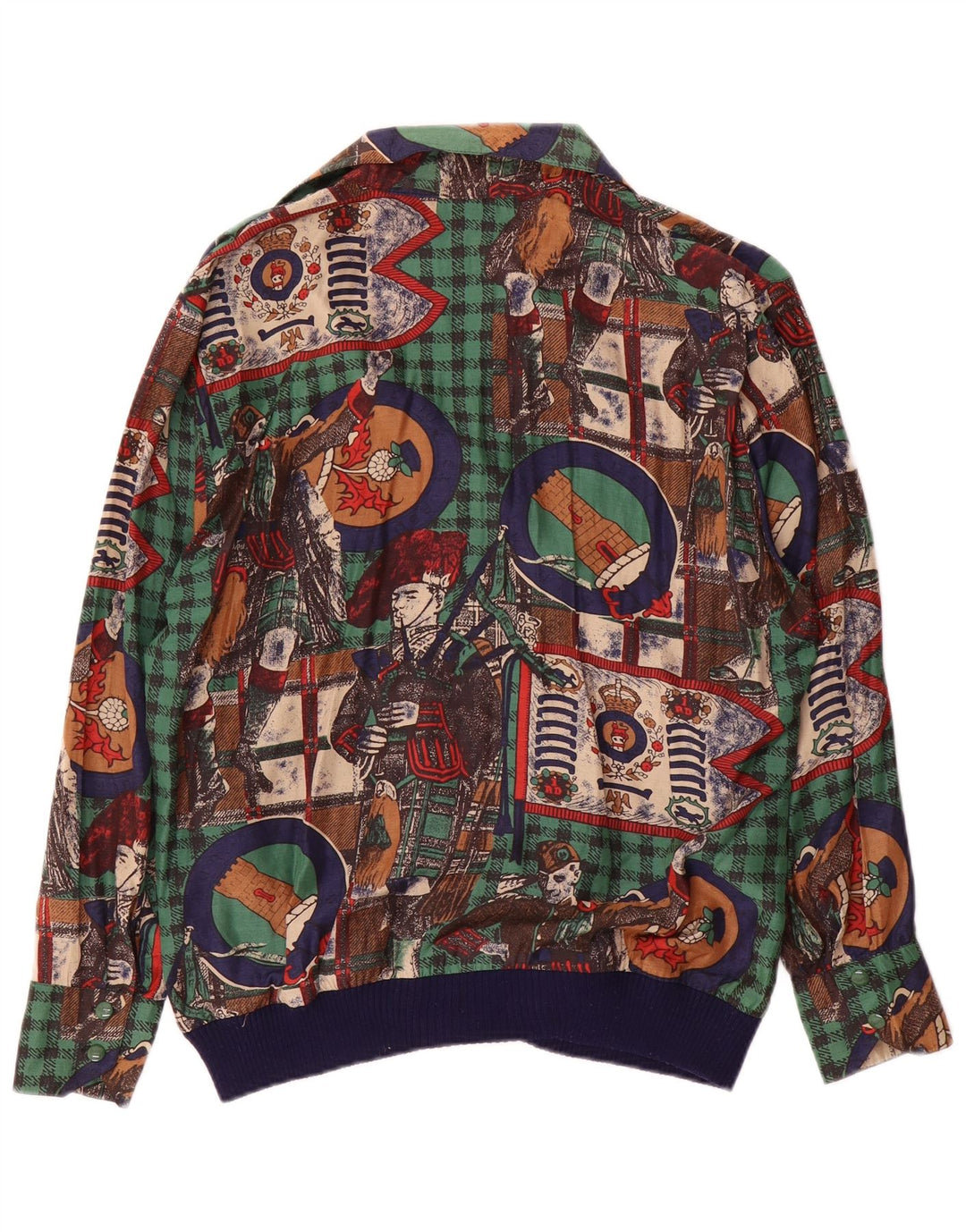 Tru Womens Graphic Langarm-Blusenoberteil EU 40 Medium Mehrfarbig kariert