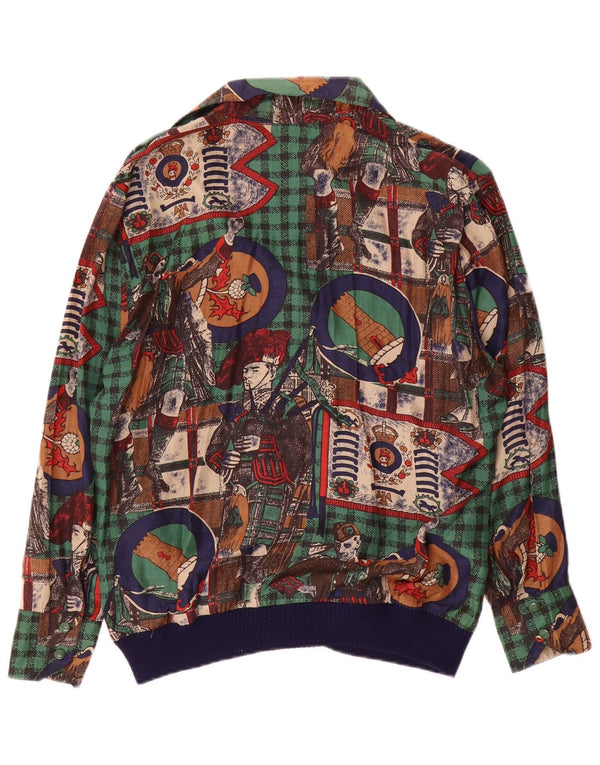 Tru Womens Graphic Langarm-Blusenoberteil EU 40 Medium Mehrfarbig kariert