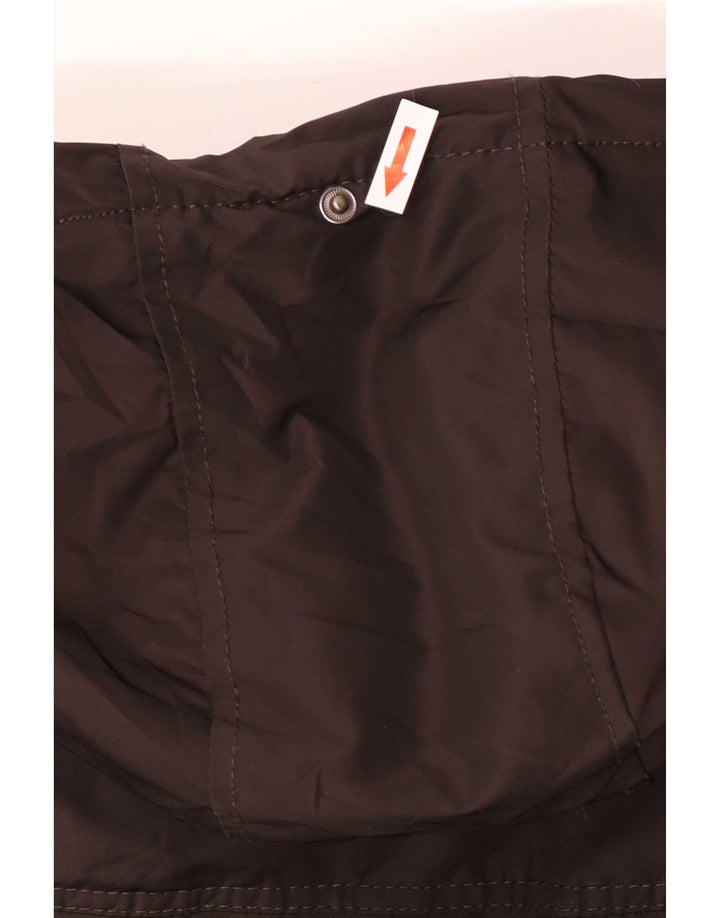 Zara Herren-Jacke mit Kapuze, gepolstert, UK 38, mittelbraun, Polyester