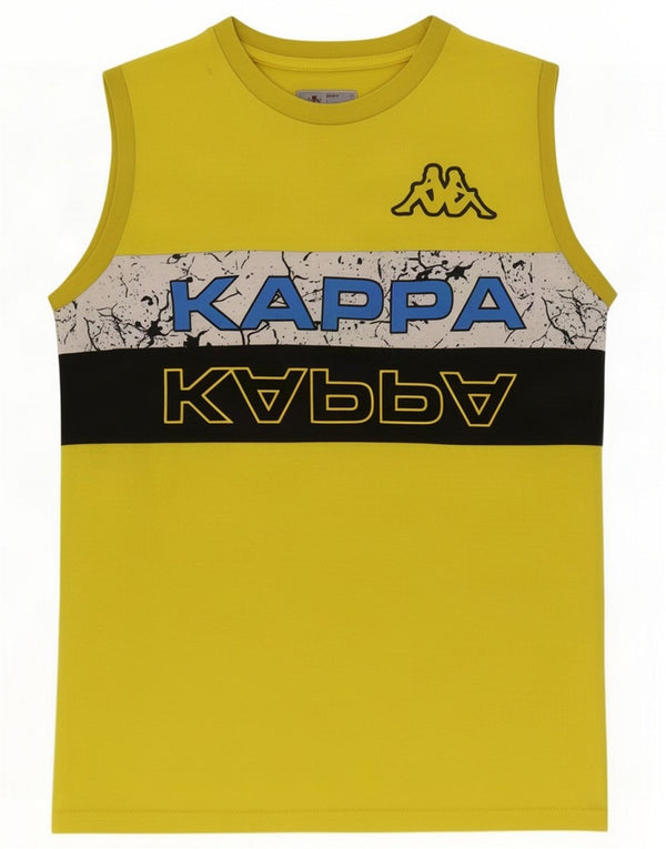 Kappa Boys Graphic Vest Top 15–16 Jahre Gelb