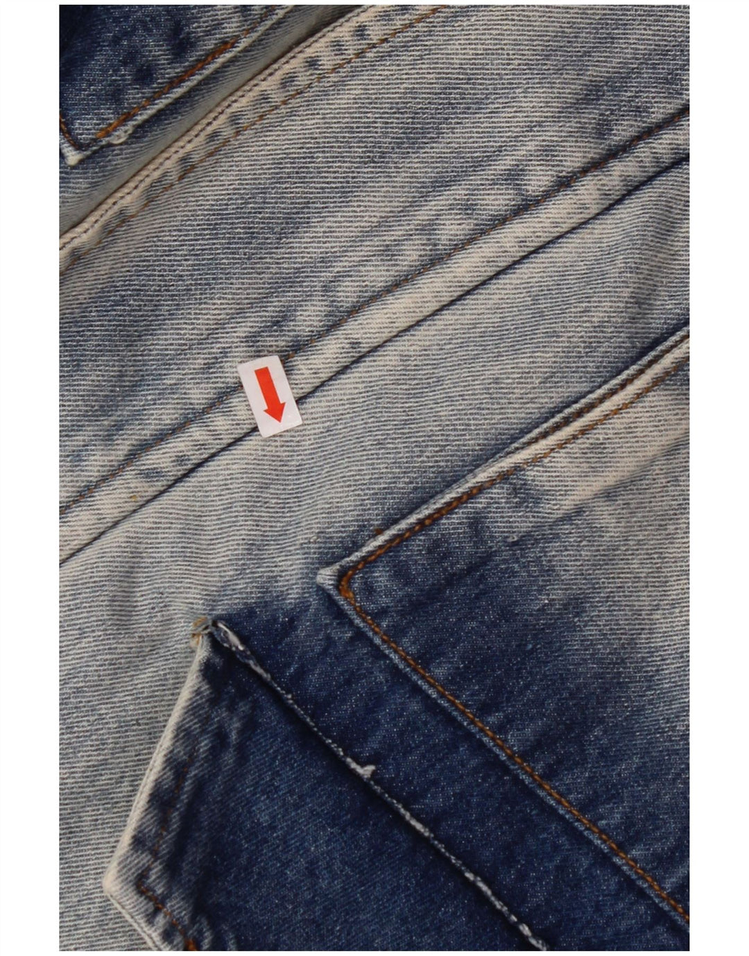 NEUE KOLLEKTION Übergroße Damen-Jeansjacke mit 3/4-Ärmeln, Gr. 10, Größe S, Blau