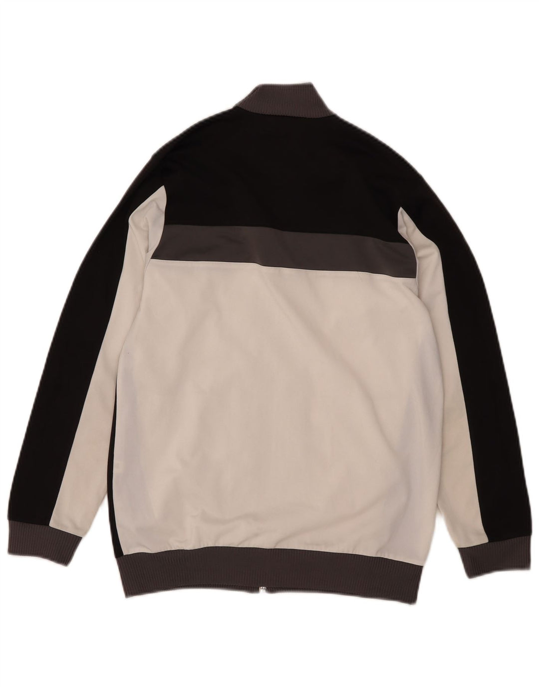 Puma Jungen-Trainingsanzug-Top-Jacke, 11–12 Jahre, weißes Farbblockdesign