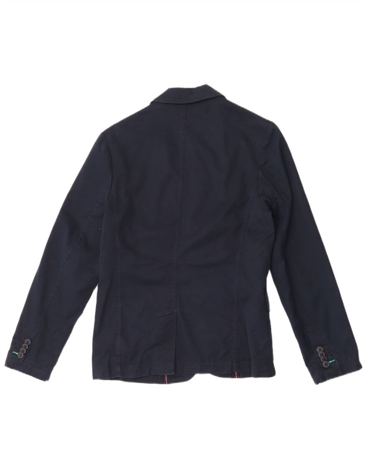 Tommy Hilfiger Jungen-Blazer mit 2 Knöpfen, 14–15 Jahre, marineblaue Baumwolle