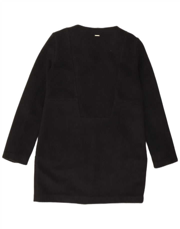 Gas Damen Mantel IT 42 Medium Schwarz
