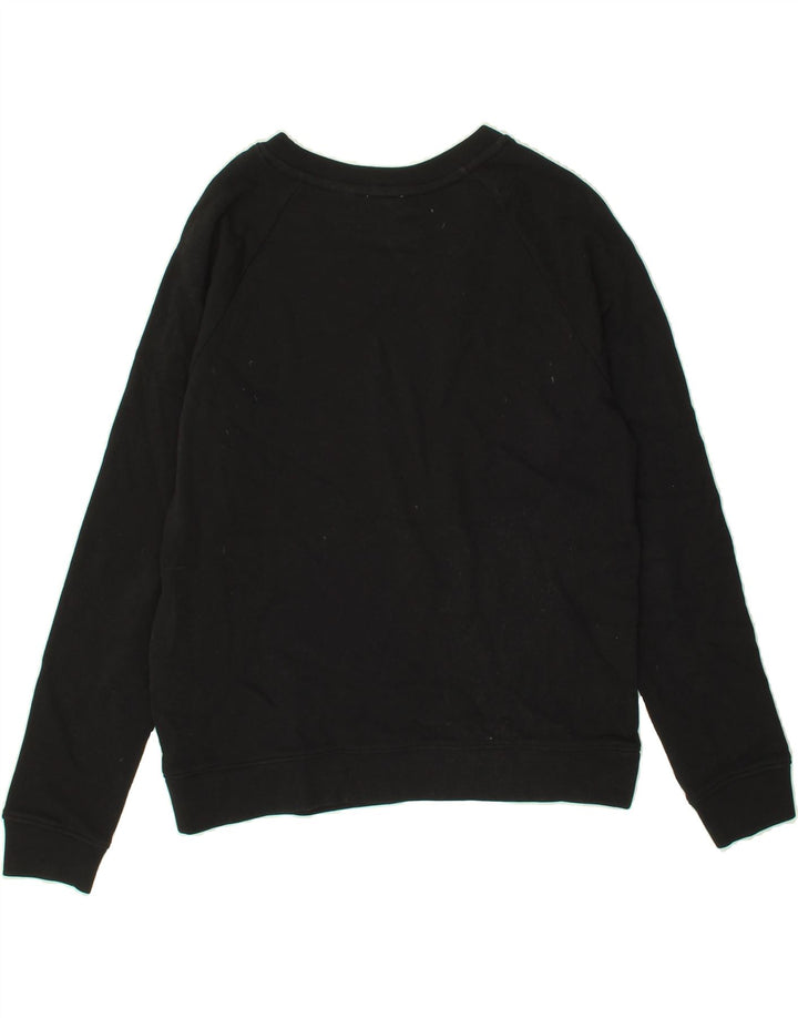 LEVI'S Womens Oversized Graphic Sweatshirt Jumper UK 10 Small Black Cotton Vintage Levi's and Second-Hand Levi's from Messina Hembry 