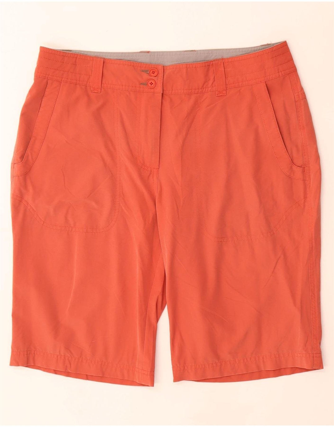 ROHAN Damen Chinoshorts UK 12 Medium W32 Orange Polyamid