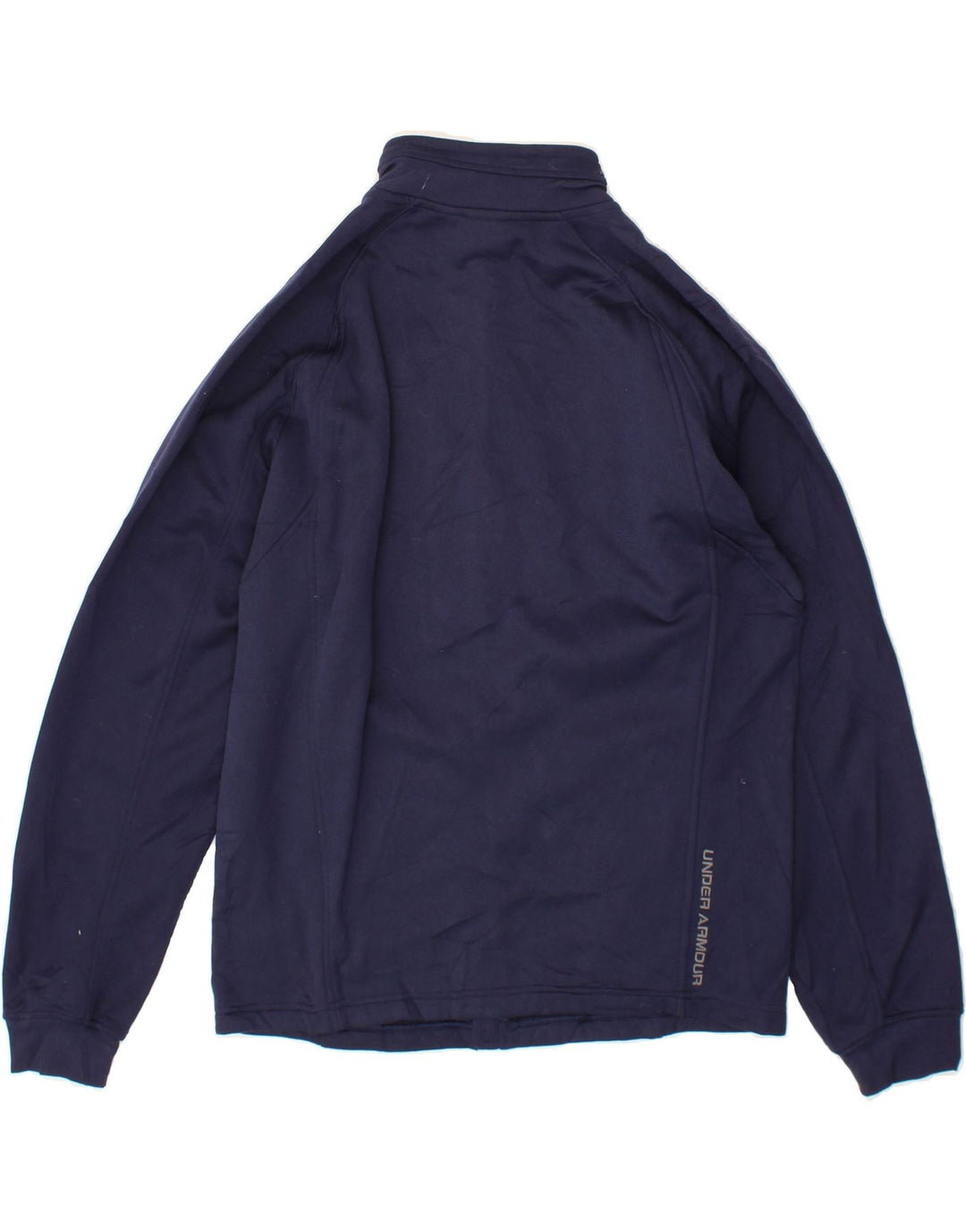 UNDER ARMOUR Mens Tracksuit Top Jacket Medium Navy Blue Polyester Vintage Under Armour and Second-Hand Under Armour from Messina Hembry 