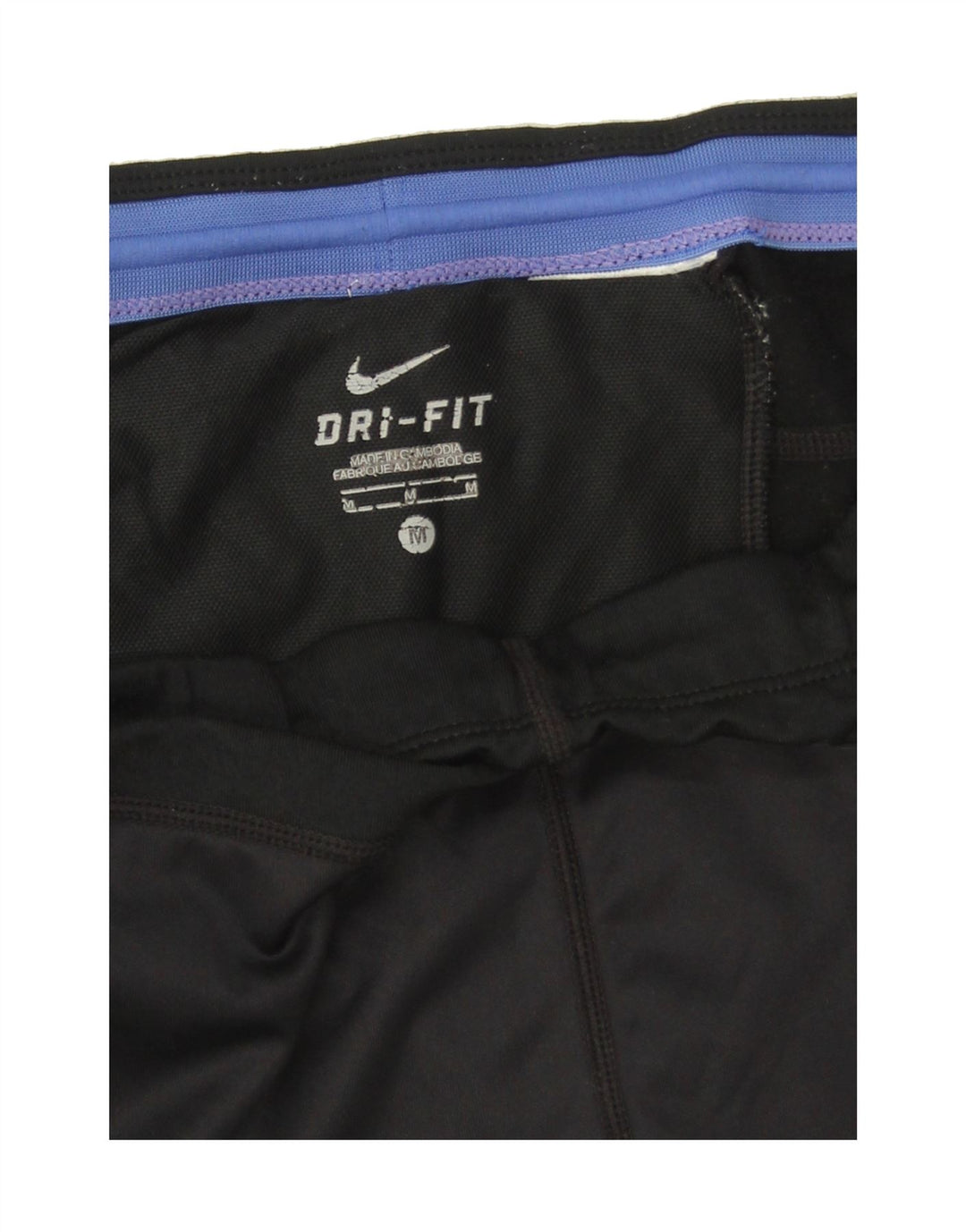 NIKE Womens Dri Fit Leggings UK 12 Medium  Black Vintage Nike and Second-Hand Nike from Messina Hembry 