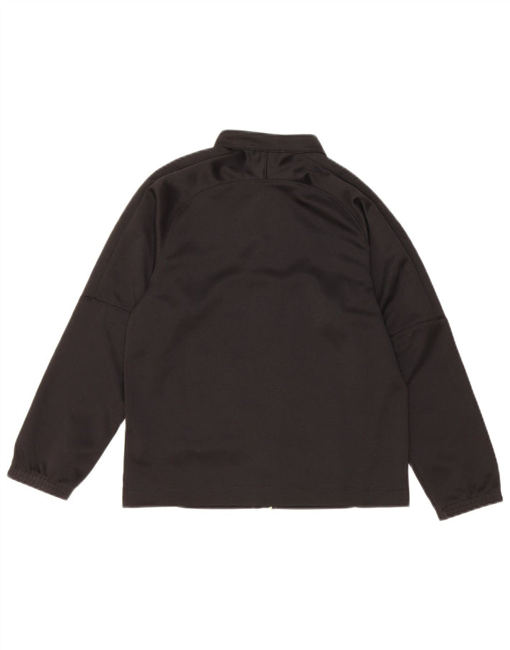 PUMA Jungen-Trainingsanzug, Top-Jacke, 7–8 Jahre, schwarzes Polyester