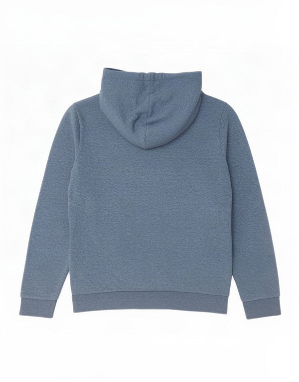 Adidas Damen Graphic Hoodie Pullover UK 8/10 Small Blaue Baumwolle