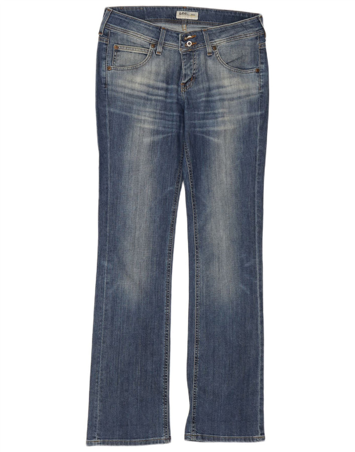 Lee Damen Cade Niedrige Taillen Bootcut Jeans W31 L33 Blau Baumwolle