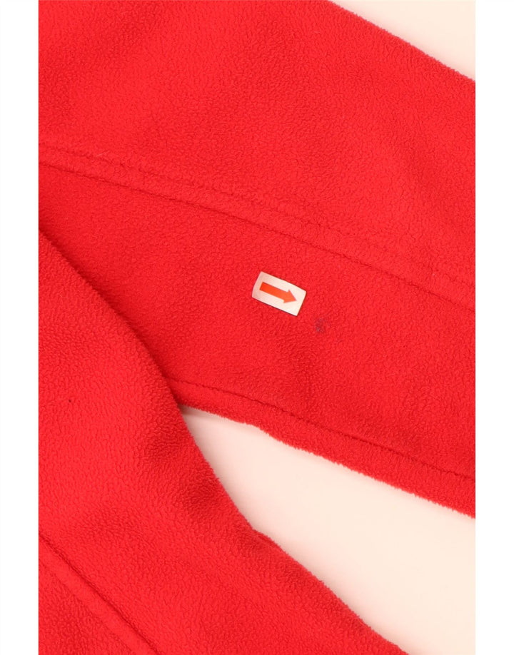 COLUMBIA Damen Fleecejacke UK 12 Mittelrotes Polyester