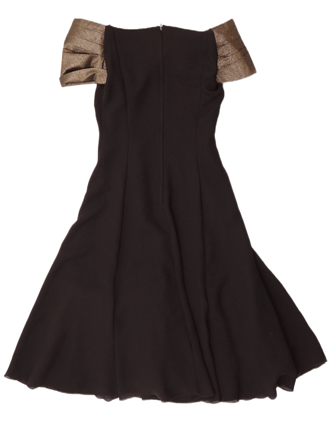 Yessica schulterfreies Damenkleid, EU 36, S, Schwarz, Colourblock-Polyester
