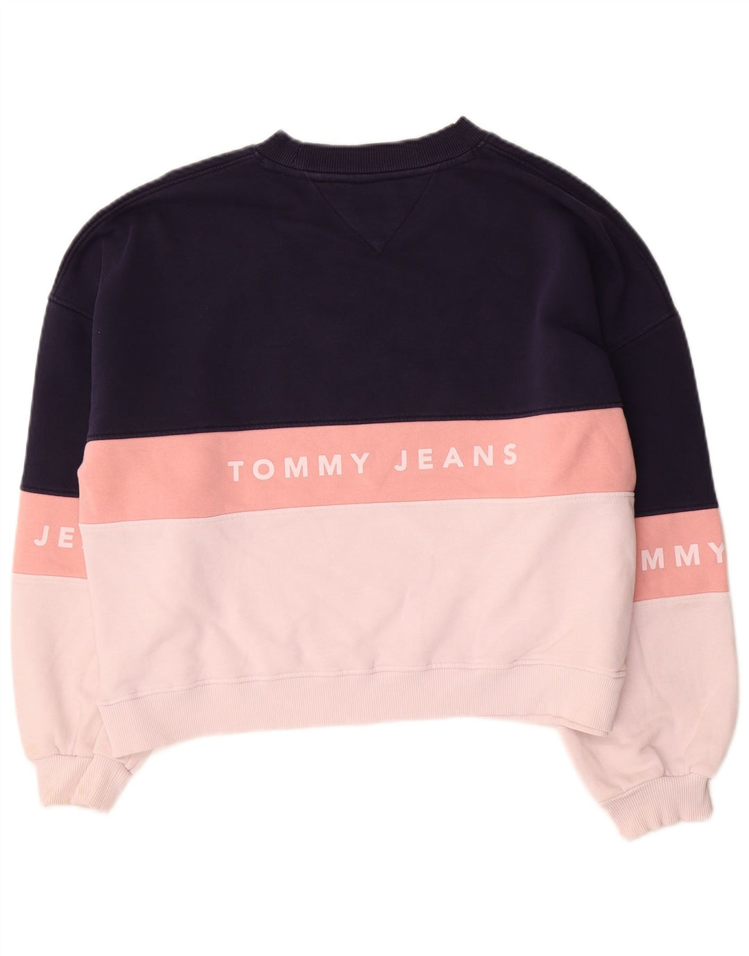 Tommy Hilfiger Damen-Sweatshirt in Übergröße, Gr. 10, Größe S, Marineblau