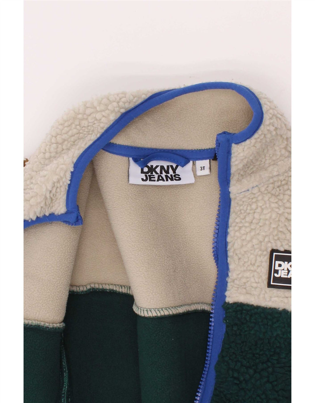 Dkny Fleecejacke für Jungen, 2–3 Jahre, mehrfarbig, Colourblock-Polyester