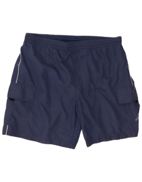 KAPPA Herren Sportshorts XL Blau Polyester