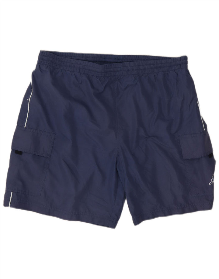 KAPPA Herren Sportshorts XL Blau Polyester