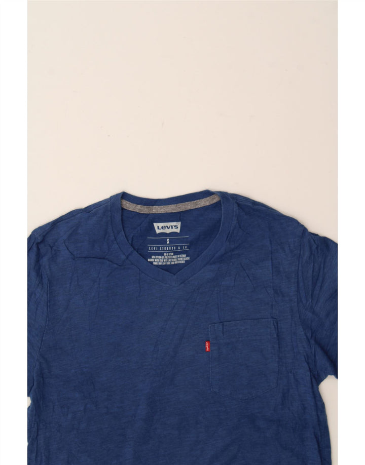 LEVI'S Mens T-Shirt Top Small Blue Cotton Vintage Levi's and Second-Hand Levi's from Messina Hembry 
