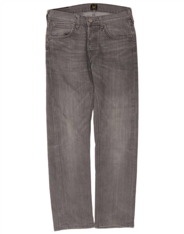 LEE Damen Daren Slim Jeans W29 L28 Graue Baumwolle