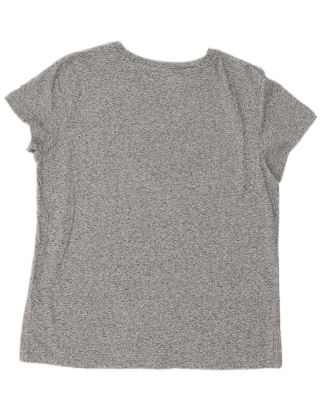 Levi's Damen Grafik-T-Shirt-Oberteil UK 16 Large Grau meliert