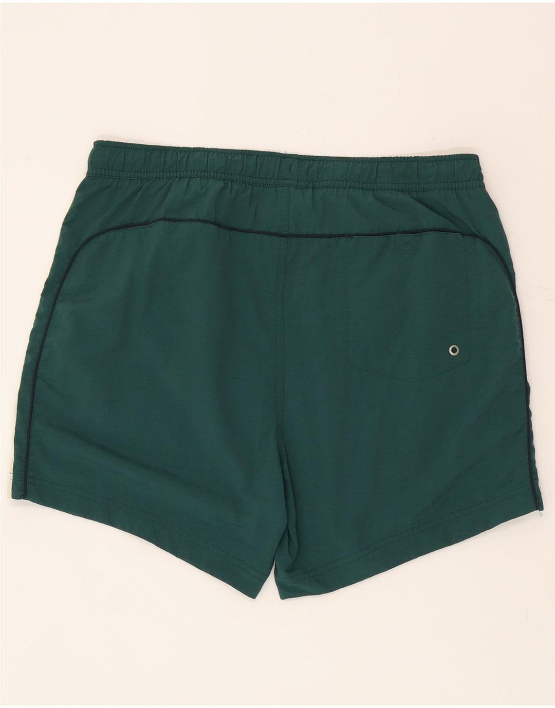 Champion Herren-Badeshorts XL, grünes Colourblock-Polyamid