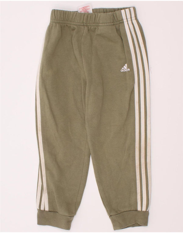 Adidas Jungen Trainingshose Jogger 2-3 Jahre Khaki Baumwolle