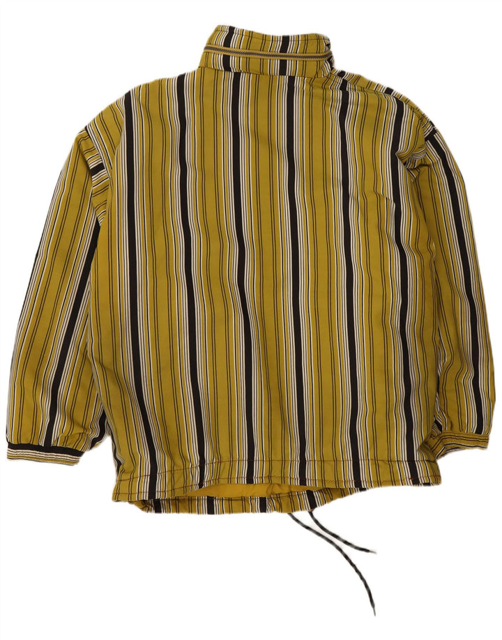 Proline Herren-Anorak-Jacke, Größe 40, groß, gelb gestreift, Polyamid