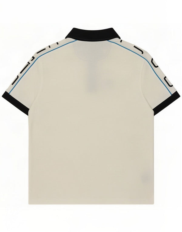 North Sails Rugby-Poloshirt für Jungen, 13–14 Jahre, Größe L, Weiß, Farbblock