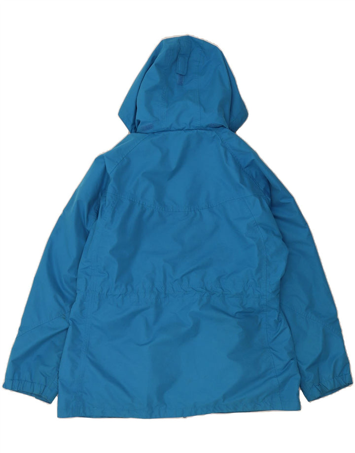 TARGET DRY Womens Hooded Rain Jacket UK 18 XL  Blue Polyester Vintage Target Dry and Second-Hand Target Dry from Messina Hembry 