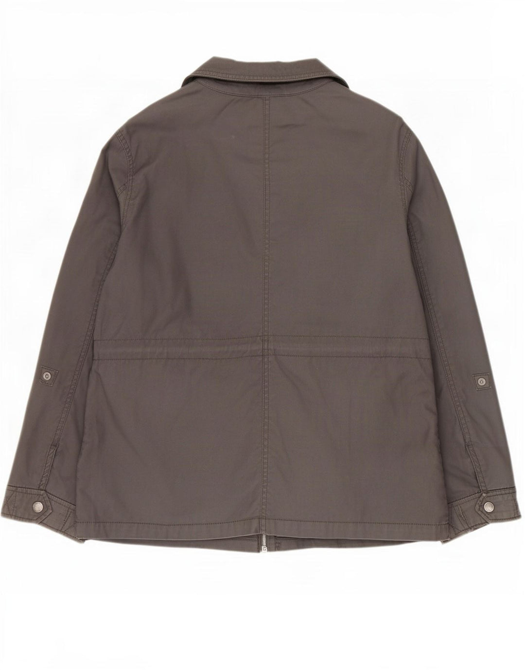 White Stuff Damen-Utility-Jacke UK 14 Large Graue Baumwolle
