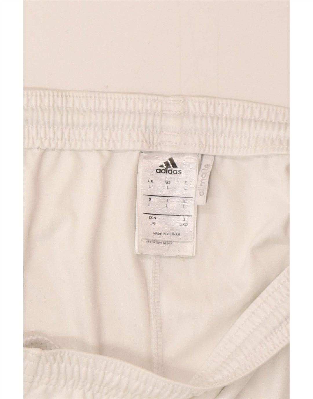 Adidas Herren Climalite Sport Shorts Großes weißes Polyester