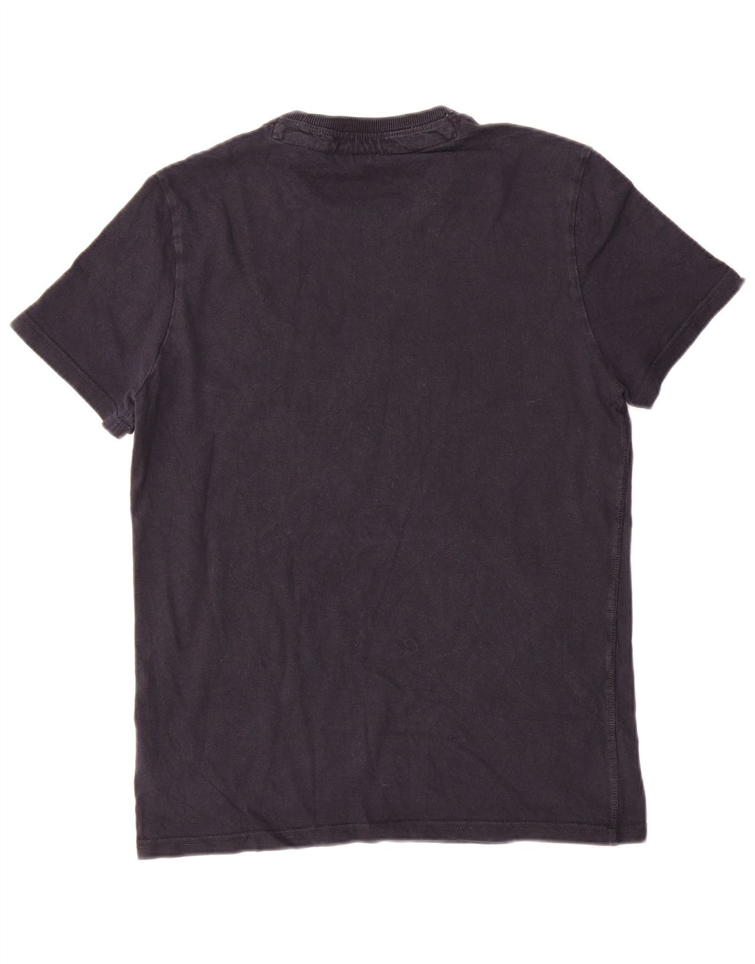 Superdry Herren Grafik-T-Shirt-Oberteil aus mittelschwarzer Baumwolle