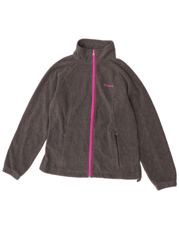 Columbia Damen Fleecejacke UK 14 Mittelgrau Polyester Sport