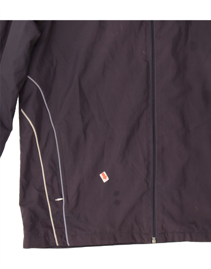 NIKE Womens Tracksuit Top Jacket UK 16/18 Large Navy Blue Polyester Vintage Nike and Second-Hand Nike from Messina Hembry 