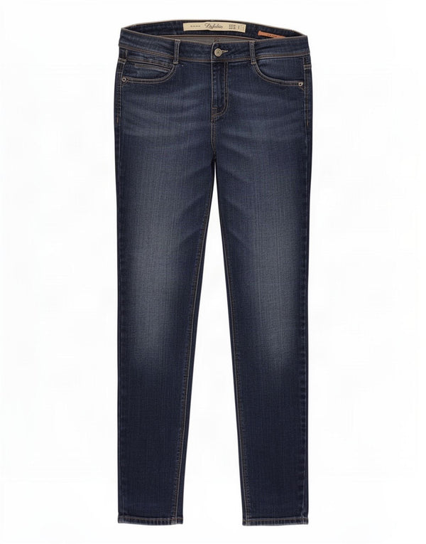Zara Damen Trafaluc Skinny Jeans EU 40 Medium W30 L31 Marineblau